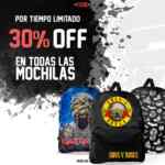En Toxic 30% de descuento en todas las mochilas