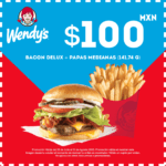 Cuponera Wendys del 28 de julio al 31 de agosto 2020