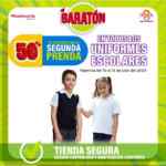 Segundo a mitad de precio en todos los uniformes en el Baratón de almacenes Del Sol y Woolworth