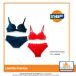 Ofertas en ropa Chedraui: Playeras desde $59.90, brassieres desde $79.90 y más