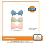 Ofertas en ropa Chedraui: Playeras desde $59.90, brassieres desde $79.90 y más