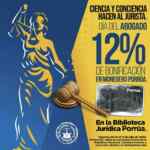 Promoción Día del Abogado Porrúa: 12% en monedero en libros jurídicos