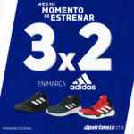 3x2 en tenis Adidas en dportenis este fin de semana