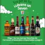 Promoción Día de la Cerveza: 7x6 en 7-Eleven en cervezas artesanales e importadas
