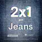 2x1 en jeans y playeras en Aeropostale