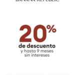 En Banana Republic 3x2 en prendas seleccionadas y otras promociones