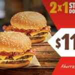 Cupón 2x1 Burger King Stacker Doble