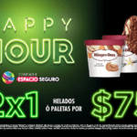 2x1 en smoothies, helados y paletas en la Happy Hour de Cinemex