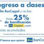 Promo Coppel Regreso a Clases: hasta 25% de bonificación en tus compras