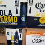 Cerveza Corona termo Gratis en empaques 12 pack marcados