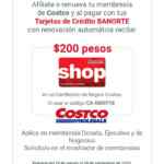 Cupón Costco de $200 en monedero al pagar tu membresía con Banorte