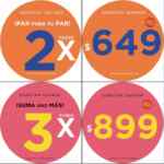 Promoción Especial Dorothy Gaynor: 2 pares por $649 o 3 pares por $899