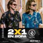 2x1 en ropa de la marca Volcom en Dpstreet