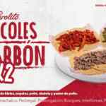 3x2 en tacos al carbón los miércoles en taquerías el Farolito
