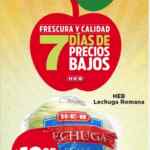 Ofertas HEB Frutas y Verduras del 11 al 17 de agosto 2020