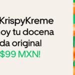 Promoción Talento Krispy Kreme: docena de donas glaseadas a $99 hoy 14 de agosto por Uber Eats