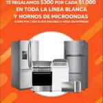 Temporada Naranja 2020: $300 de descuento por cada $1,000 en línea blanca y hornos de microondas