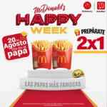 Promoción McDonalds Día de la Papa 2020: 2x1 en papas hoy 20 de agosto