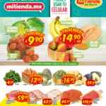 Ofertas Mi Tienda del Ahorro frutas y verduras del 25 al 27 de agosto 2020