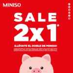 En Miniso 2x1 en productos seleccionados
