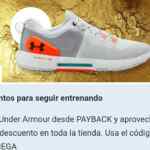 Código Netshoes Under Armour de hasta 10% de descuento adicional del 1 al 16 de agosto