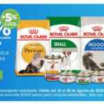 Alimento Royal Canin con 25% de descuento + 5% de reembolso en Petco