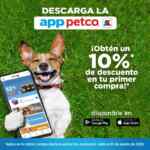 Promoción App Petco: 10% de descuento en tu primer pedido