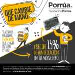En Porrúa canjea tus libros de texto en buen estado por 15% de bonificación en monedero