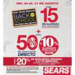 Sears Venta Back to School: hasta 50% de descuento + 20% adicional + 15 MSI