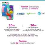En Suburbia 20% de bonificación en todos los teléfonos celulares + 12 MSI con tarjetas Suburbia