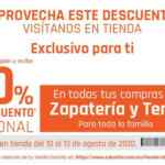 Cupón Suburbia 30% de descuento en zapatos y tenis del 10 al 13 de agosto