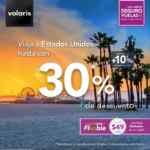 Hasta 30% de descuento en viajes a Estados Unidos por Volaris