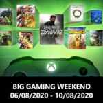 Xbox Big Gaming Weekend 2020: juega Gratis en línea del 6 al 10 de agosto