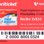 Cupones Soriana Soriticket del 21 al 23 de agosto 2020