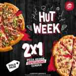 Hut Week en Pizza Hut: 2x1 en pizza grande especialidad esta semana