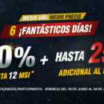 Muebles Dico 6 fantásticos Días de Medio Año Medio Precio: Hasta 50% de descuento + hasta 25% adicional