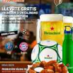 Promoción Hooters Universidad Final Champions League: Compra 2 tarros Big Daddy y llévate balón o cilindro de regalo