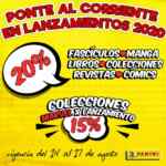 Promoción Panini: Todos los títulos de lanzamiento 2020 con 20% de descuento