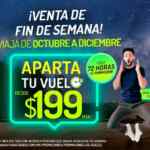 Venta de fin de semana Viva Aerobus: Vuelos en tarifa Zero desde $199