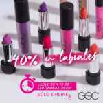 40% de descuento en labiales en la tienda en línea de GOC Make Up sólo hoy