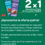 Cupones 7-Eleven 2x1 en hot dogs, cacahuates, pasitas con chocolate y más