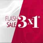 3x1 en ropa y calzado en la venta Flash de Andrea