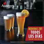 2x1 en bebidas en Applebees todos los días