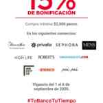 Promo Banorte Hot Fashion 2020: 15% de bonificación en tiendas participantes