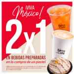 2x1 en bebidas en la compra de un pastel en la Borra del Café