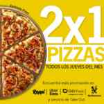 2x1 en pizzas en la promo Jueves Cool de California Pizza Kitchen