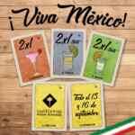 Promoción California Pizza Kitchen Fiestas Patrias: 2x1 en Margaritas y shots de Mezcal o Tequila
