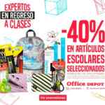 En Office Depot 40% de descuento en útiles escolares seleccionados