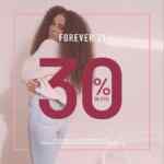 30% de descuento en blusas, playeras, vestidos y sombreros en Forever 21