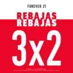 Rebajas 3x2 en Forever 21 hasta el 10 de septiembre